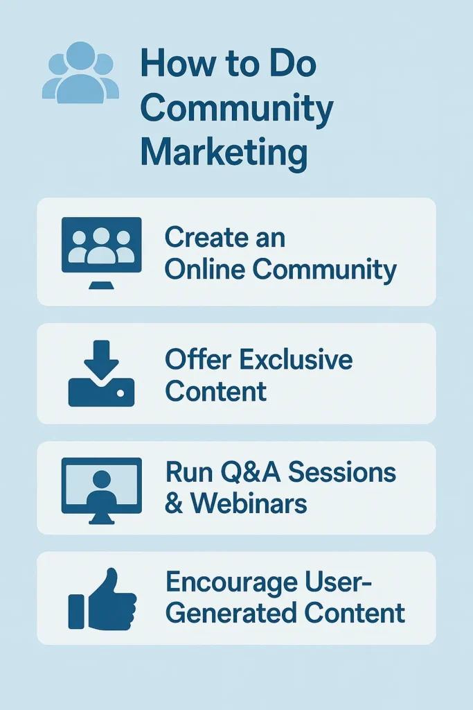 Community marketing is one of the powerful marketing strategies for manufacturers.