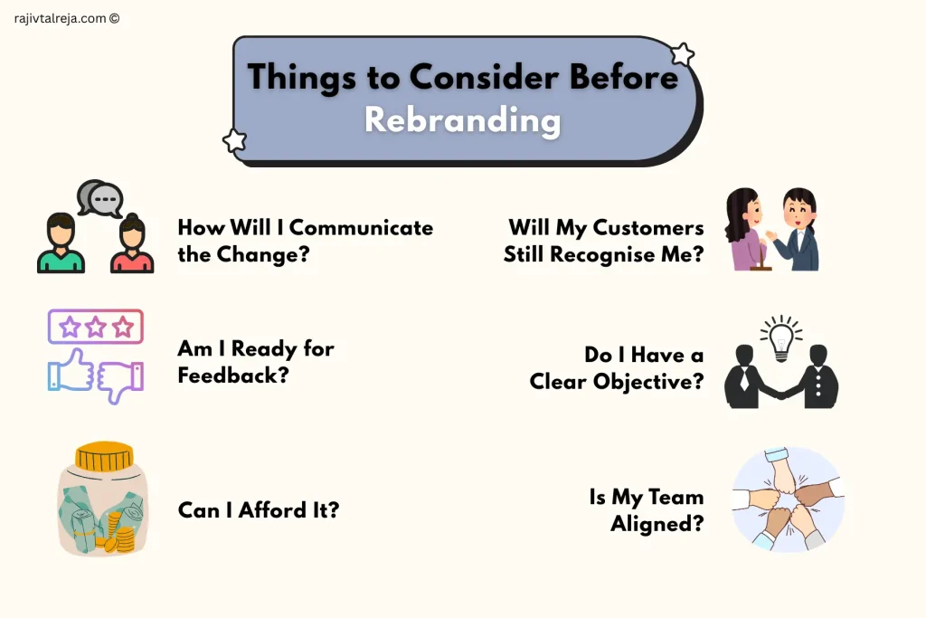 6 things to consider before rebranding your business