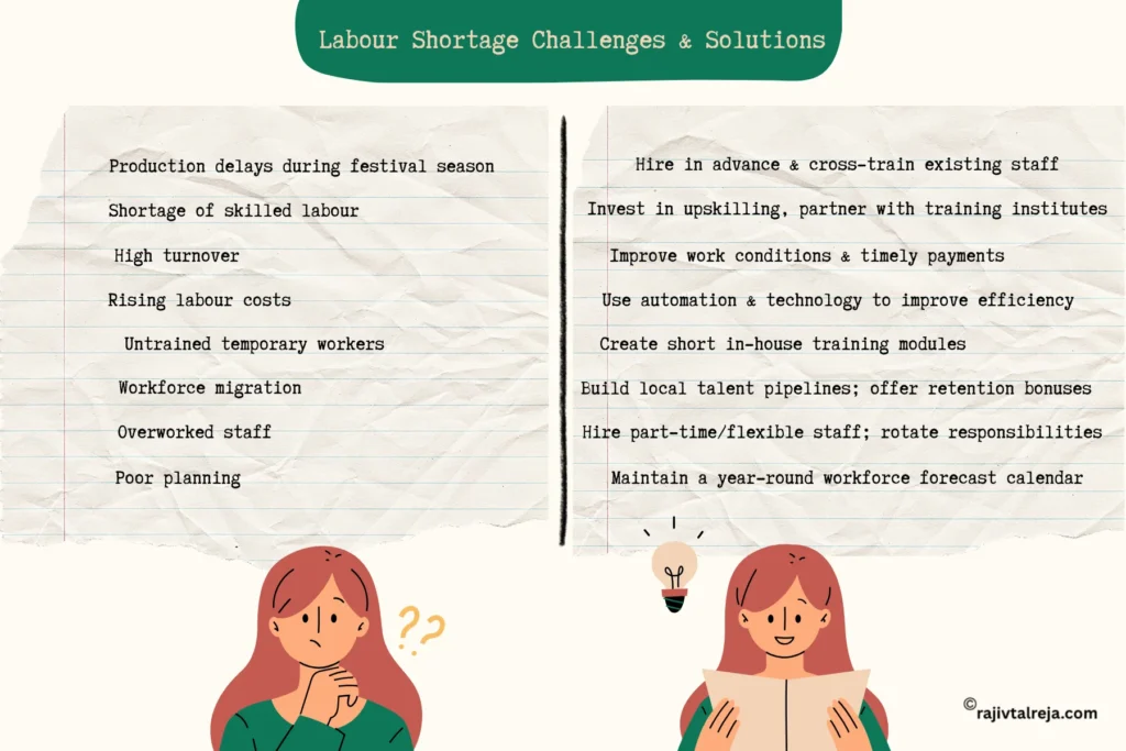 Labour shortage challenges and solutions 