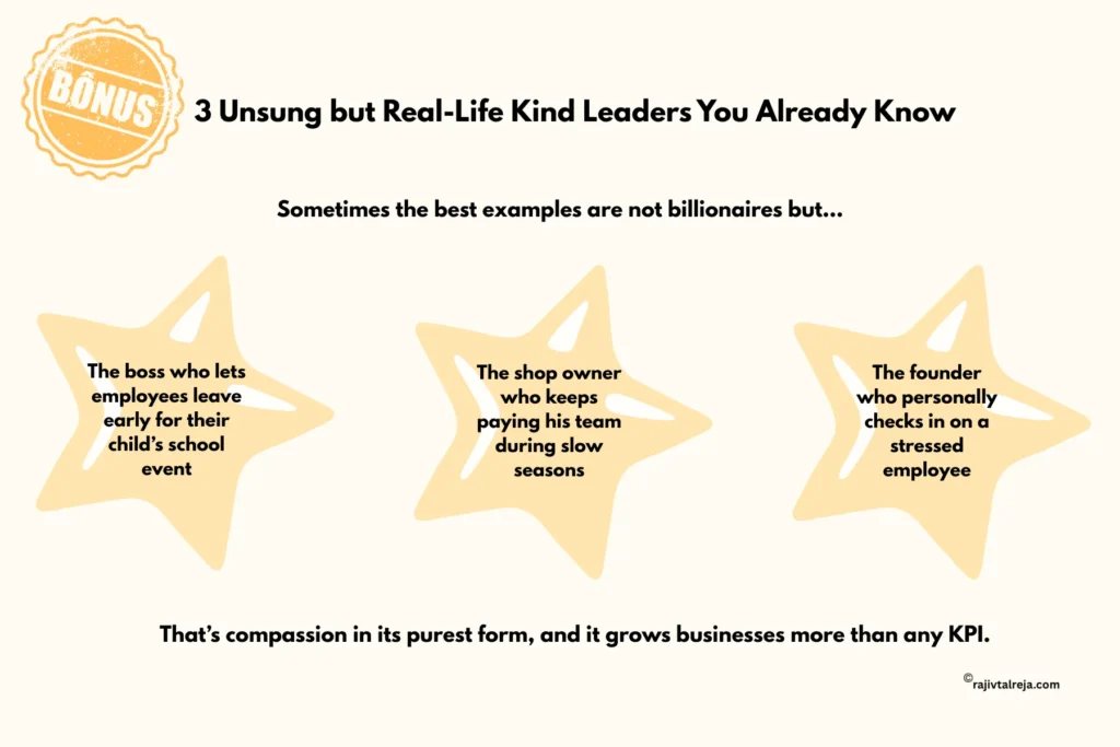 Example of kind leaders