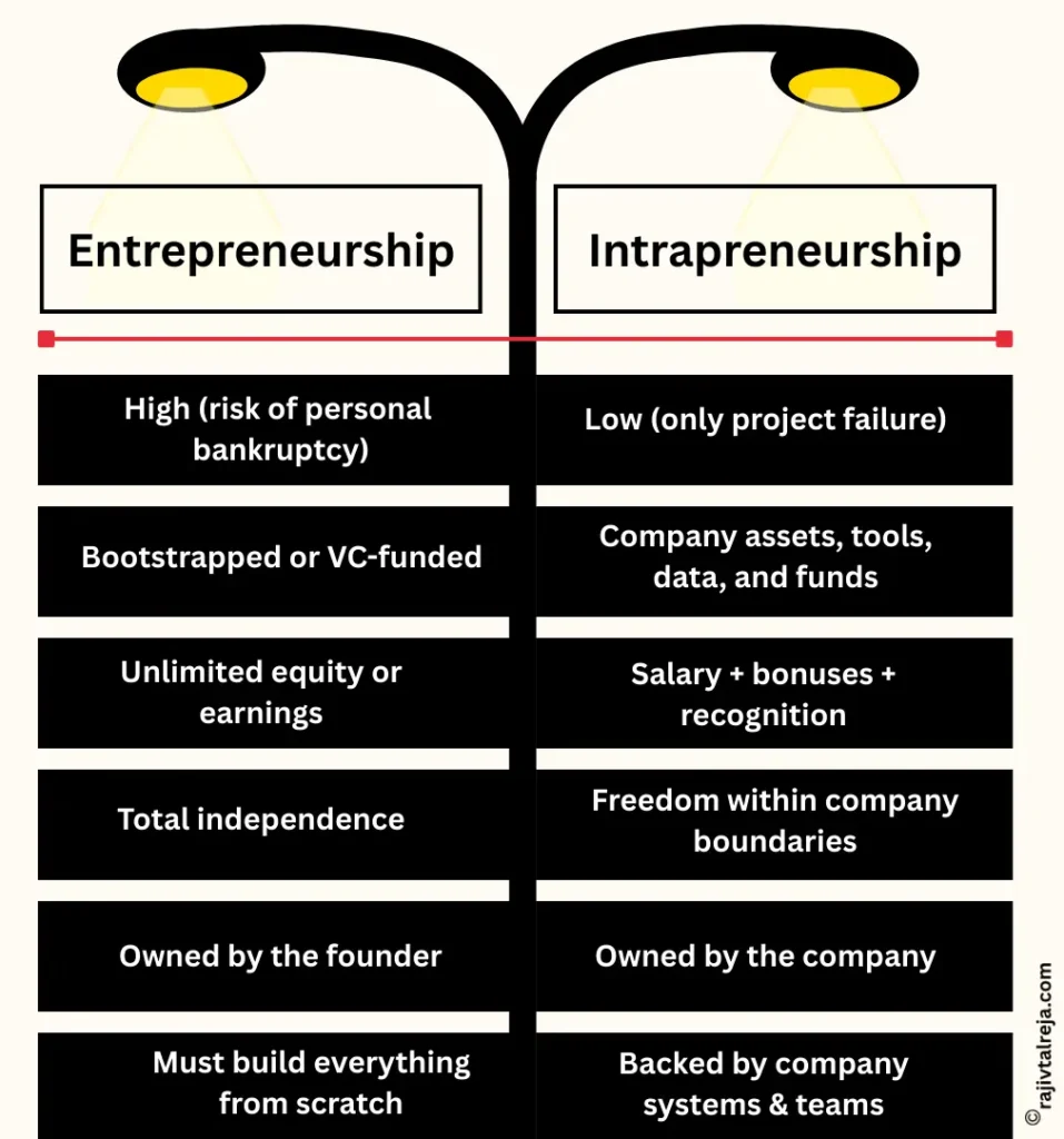 entrepreneur and intrapreneur