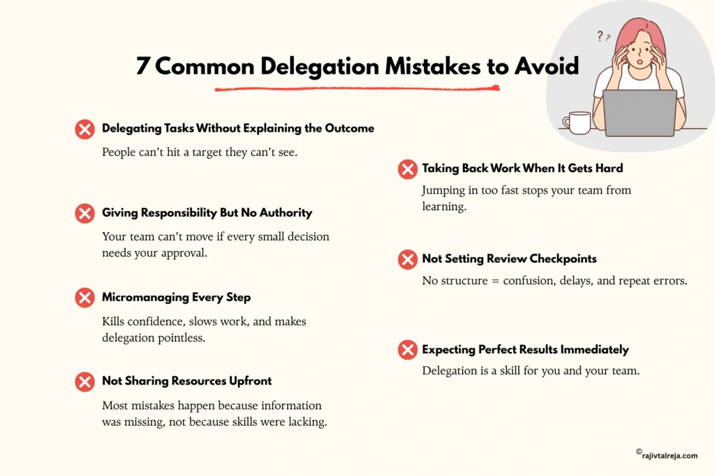 7 Common Delegation Mistakes to Avoid