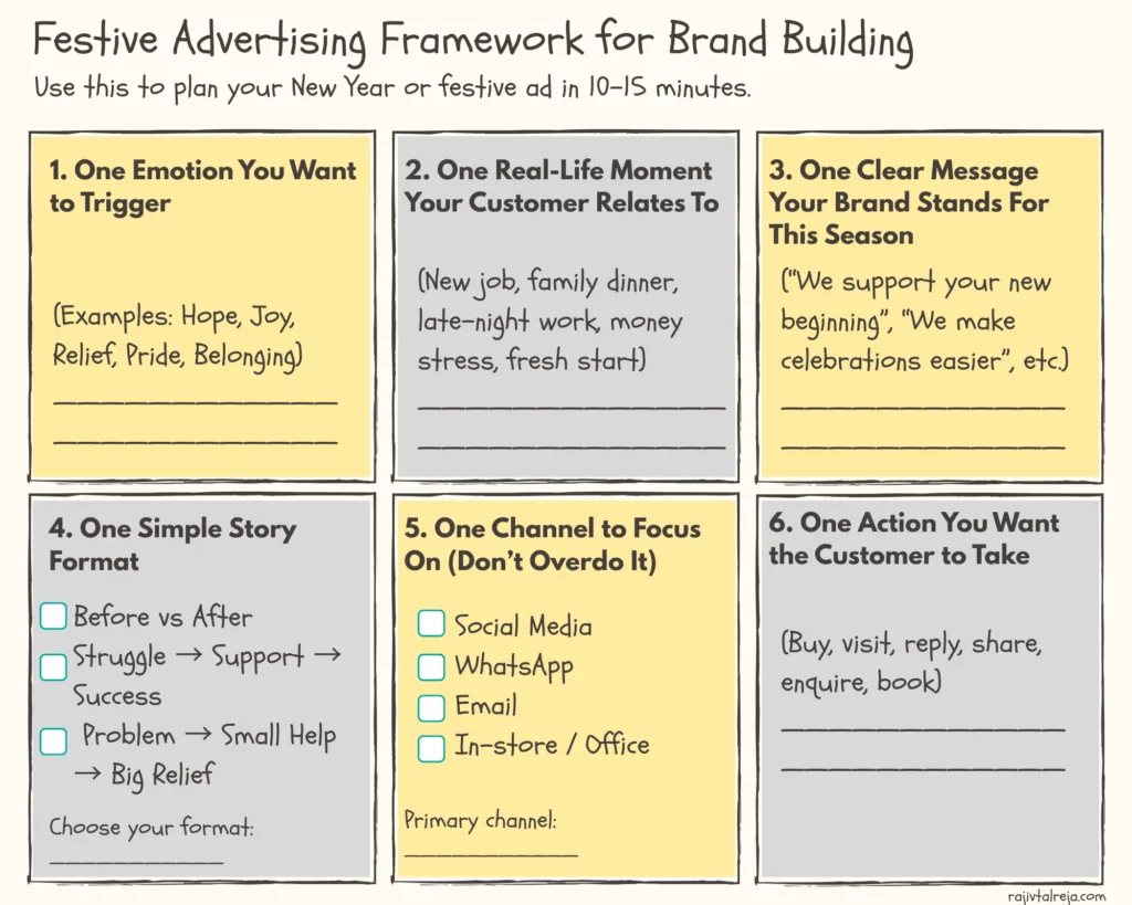 Festive Advertising Framework for Brand Building