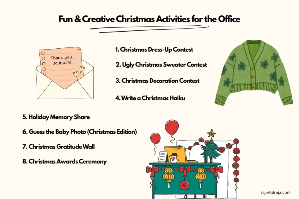 Fun & Creative Christmas Activities for the Office