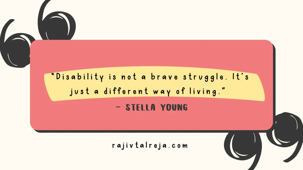 Quote on Disability by Stella Young