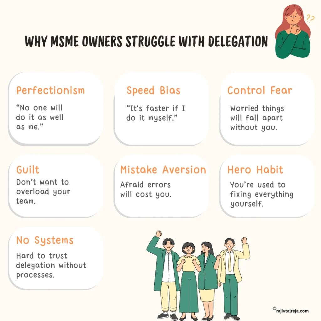 Why MSME Owners Struggle With Delegation