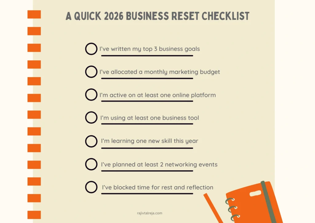 business reset ckecklist